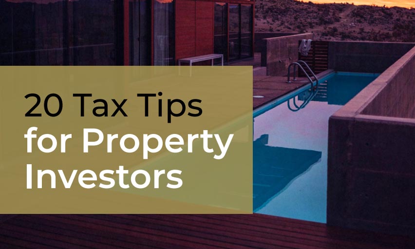 20 Top Tax Tips for Property Investors Image